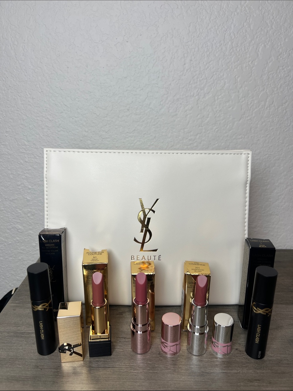 YSL Lash Clash, Satin Lipstick, Love Shine, Candy Glow Minis